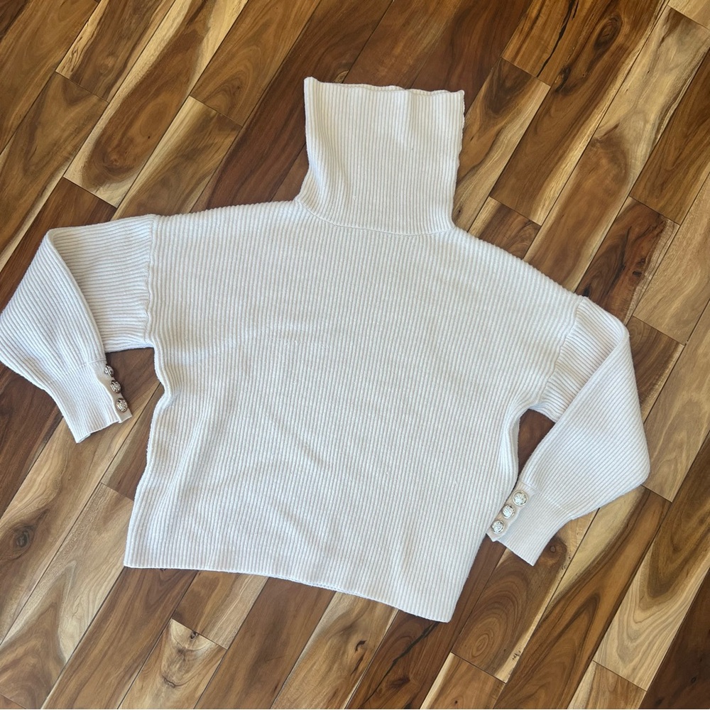 Ribbed Turtleneck Sweater - image 4